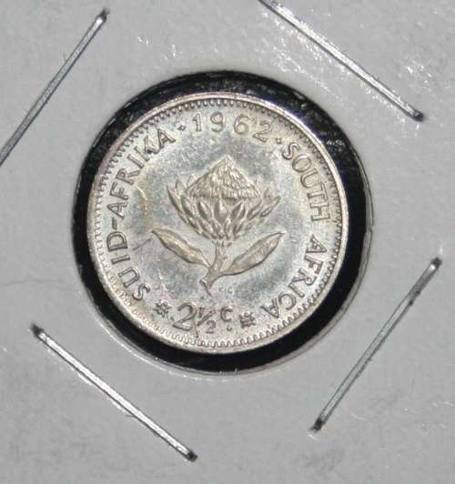 1962 2.5 CENT ONLY 12589 MINTED