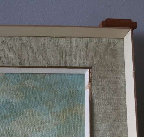 OIL ON BOARD FRAMED JONNY DE KOCK PAINTING SIZE FRAME 95 X 63 CM,PAINTING 75X 44CM DATED 1974