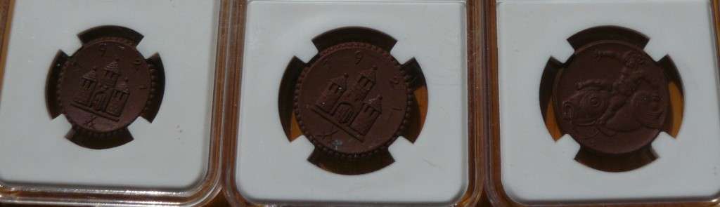 1920 PORCELAIN COINSET ALL FOR ONE BID