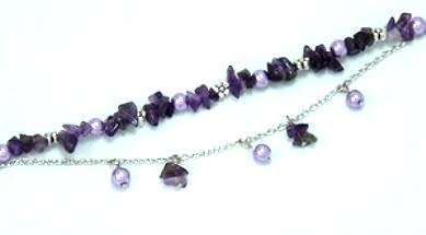 Energy boosting Amethyst Bracelet for luck