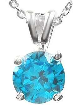 Italian design sterling silver necklace with genuine crystal pendant