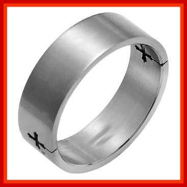 Sexy Stainless Steel Ring  (Size 11)