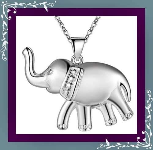 Gorgeous elephant pendant and necklace