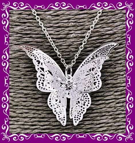 Gorgeous butterfly necklace and pendant