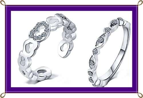 Amazing 5 piece knuckle ring set (midi rings)