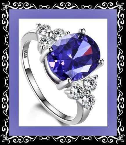 Perfect purple zirconia ring S11