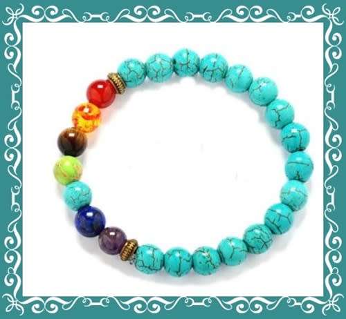 Stunning Chakra energy, healing, balance, passion and luck bracelet