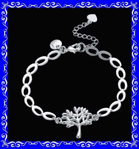 Sterling silver filled tree of life bracelet