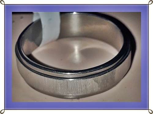 Stress relieving spinner stainless steel ring