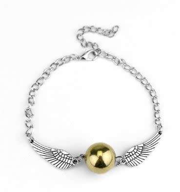 Harry Potter inspired Snitch bracelet