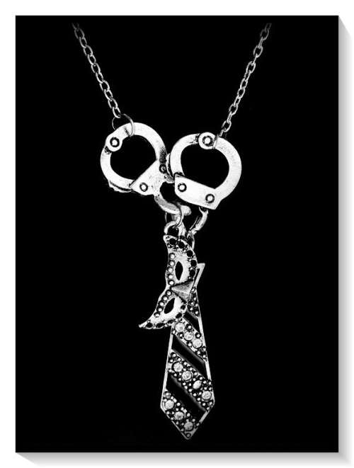 Fifty Shades of Grey inspired necklace pendent