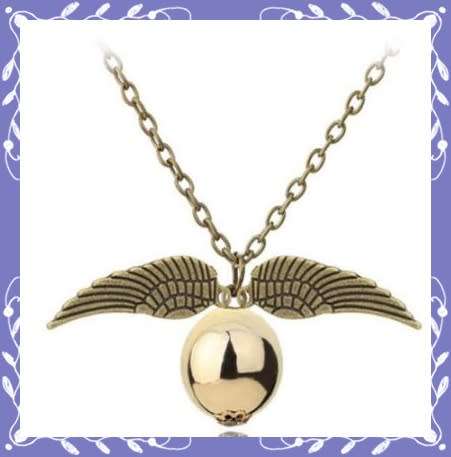 Harry Potter "Snitch" inspired pendent necklace