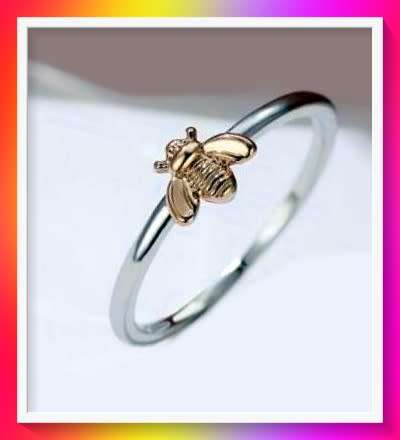 Beautifull Bee Design Ring S8