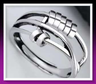Release the stress - Stylish Turnable Decompression Ring