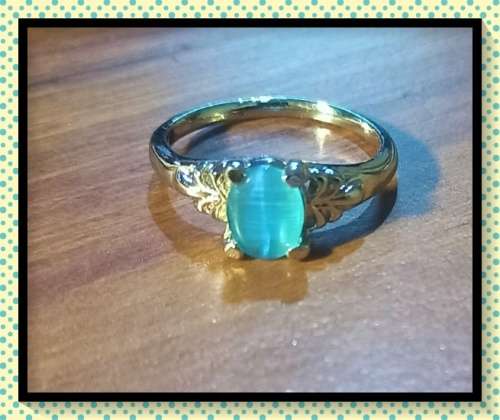Amazing sky-blue Gemstone Ring for energy and vibrance