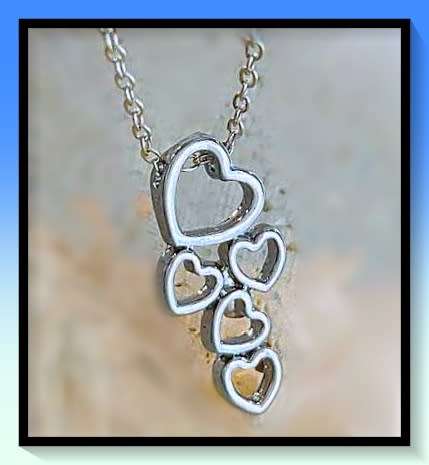 Love you madly multiple heart design necklace