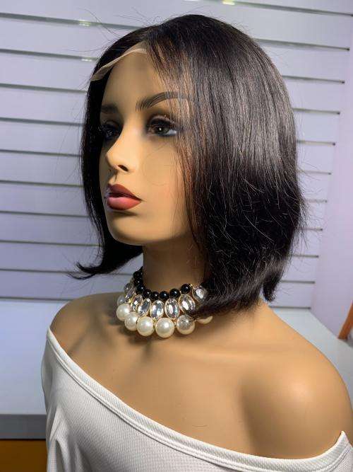 8" Brazilian BOB Wigs  Lace Closure (Grd10A) 100% Virgin Remy Human Hair