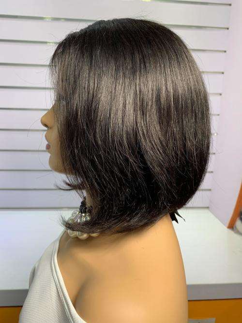 8" Brazilian BOB Wigs  Lace Closure (Grd10A) 100% Virgin Remy Human Hair