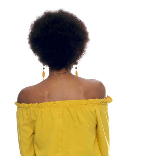 Amber Brazilian Afro Wig - Natural Color