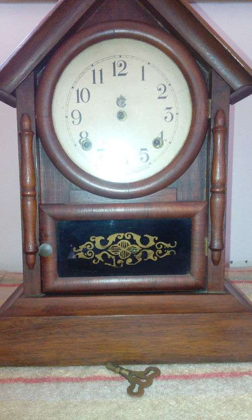 Antique Waterbury Steeple Clock