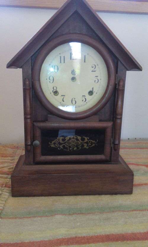 Antique Waterbury Steeple Clock