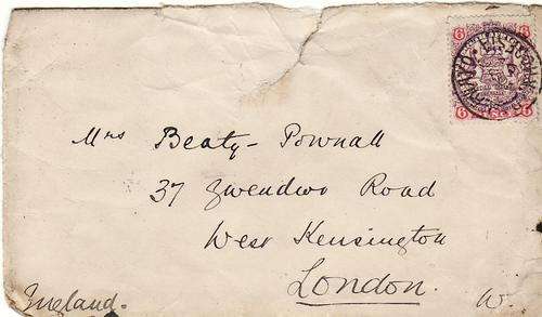 1897 Cover from Bulawayo.