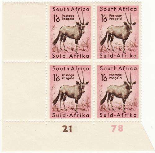 1954 Defs. 1/6 d Control Block.