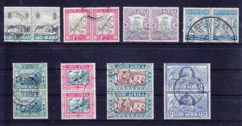 SOUTH AFRICA 1933-1939 COMMEMORATIVE SETS VERY FINE USED (SEE TWO SCANS)  CV R705