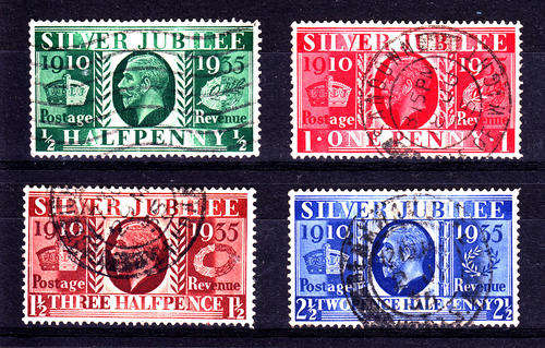 1935 SILVER JUBILEE SG453-6