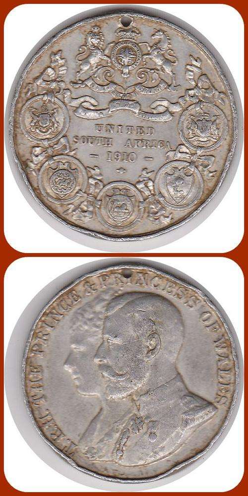 UNITED SOUTH AFRICA - 1910 - COMMEMORATIVE MEDALION