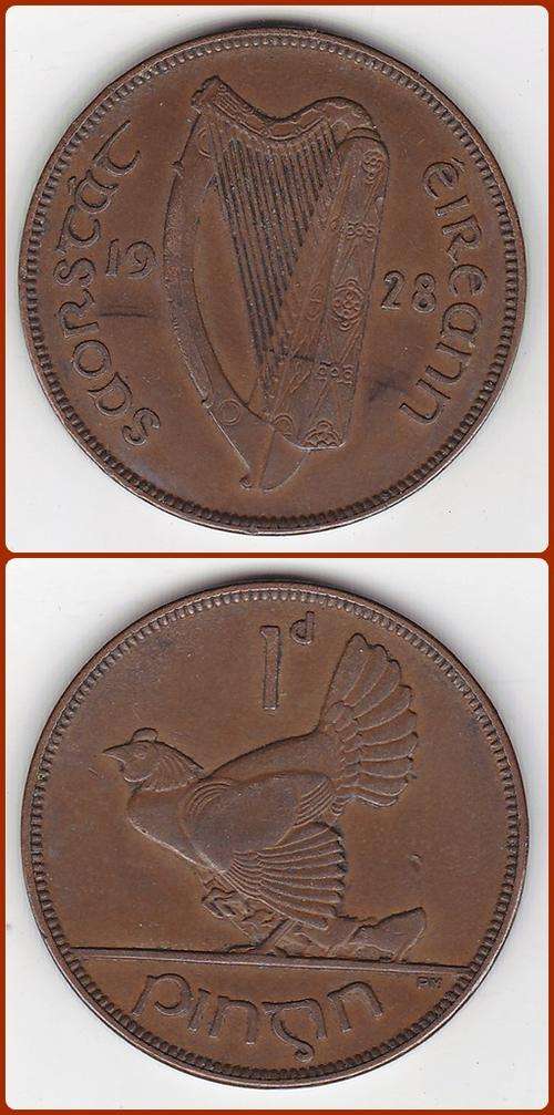 IRELAND - 1928 - 1 PENNY