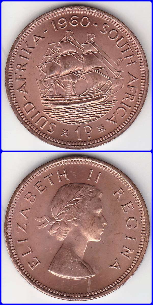 UNION - 1960 - 1 PENNY - UNC COIN