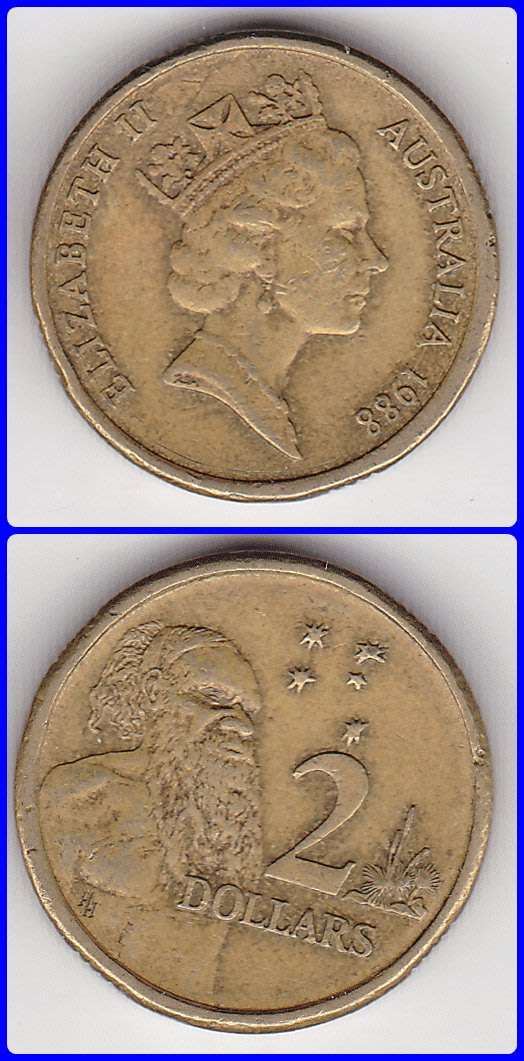 AUSTRALIA - 1988 - 2 DOLLARS - KM# 101 - VF COIN