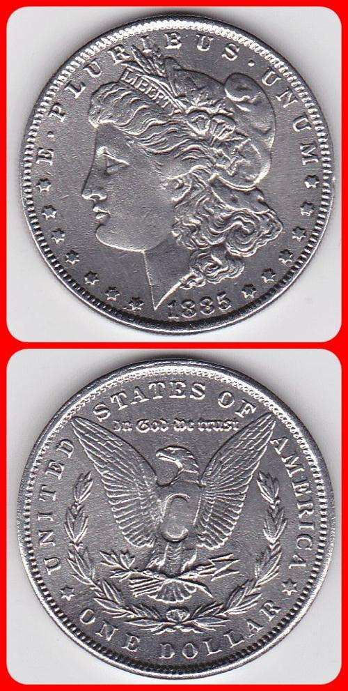 COPY - USA LIBERTY DOLLAR - 1885 - NOT SILVER