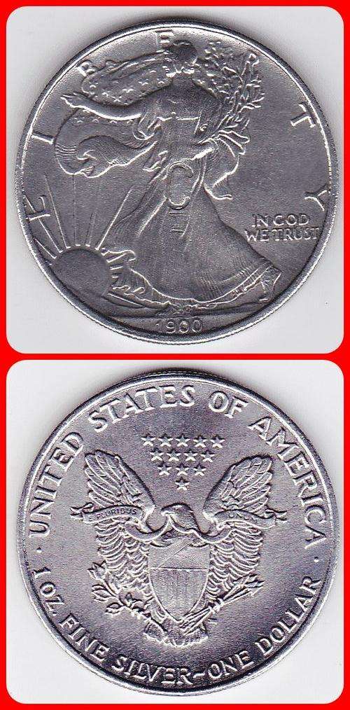 COPY - USA WALKING LIBERTY DOLLAR - 1900 - NOT SILVER