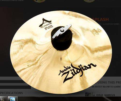 A Zildjian 8"/20cm Custom Splash