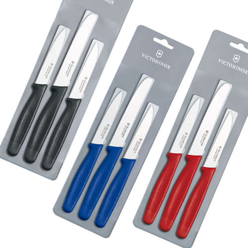 Victorinox 3 Piece Paring Knife Set | 3 Colours Available