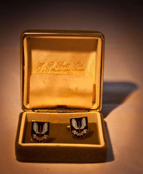 Rhodesian SAS Cuff links In Case