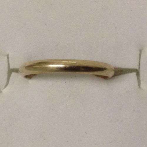 Toe Ring (Sterling Silver 2mm D Shape) High Polished