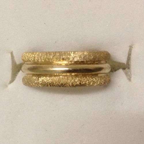 9ct Solid Gold Toe Ring  ( 6mm Triple D Shape )