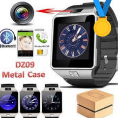 DZ09 SILVER Smart GSM Mobile Phone \ Wrist Watch
