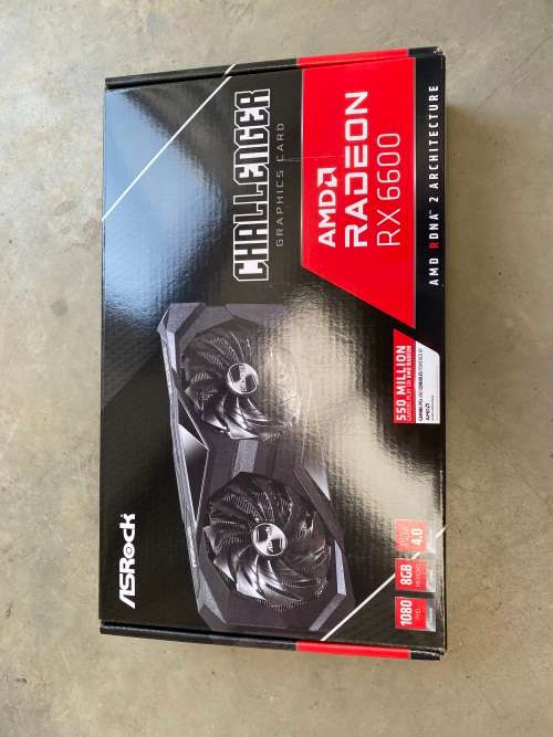 AMD Radeon RX 6600 ASRock Challenger D | 8GB GDDR6