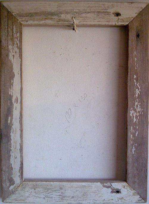 Picture Frames - Old Style White Brush Solid Oregon Pine. A4