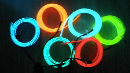 EL Wire 3 meters long, 3.2 mm thick,  plus controller