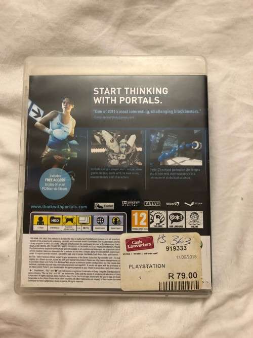 Portal 2 game for PS3
