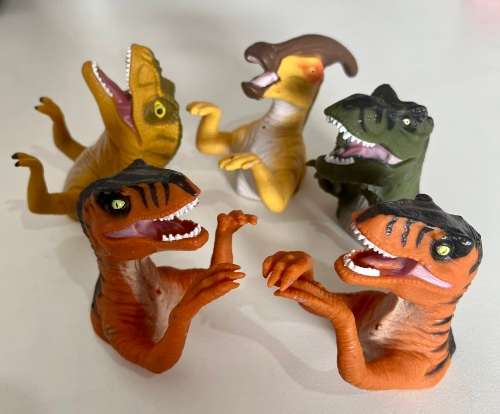 Jurassic Park Lost World finger puppets x 5
