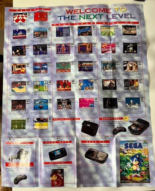 Sega Mega Drive game - Sonic the Hedgehog 2 16bit cartridge