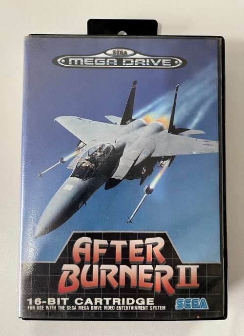 Sega Mega Drive game - Afterburner II 16bit cartridge CIB