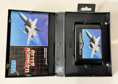 Sega Mega Drive game - Afterburner II 16bit cartridge CIB