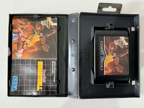 Sega Mega Drive game - SuperReal Basketball 16bit cartridge CIB